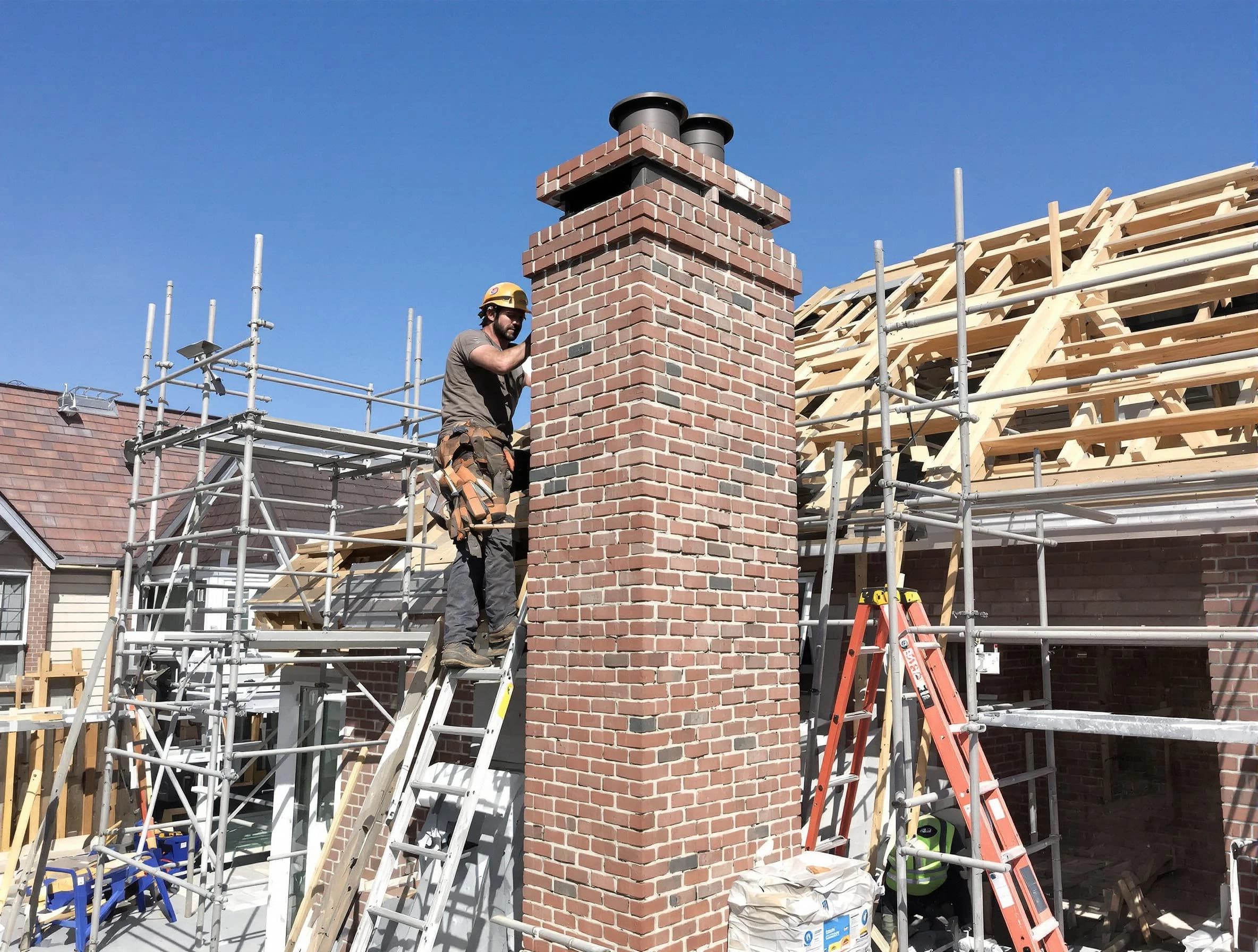 New chimney installation completed by Chester Chimney Sweep in Chester, VA